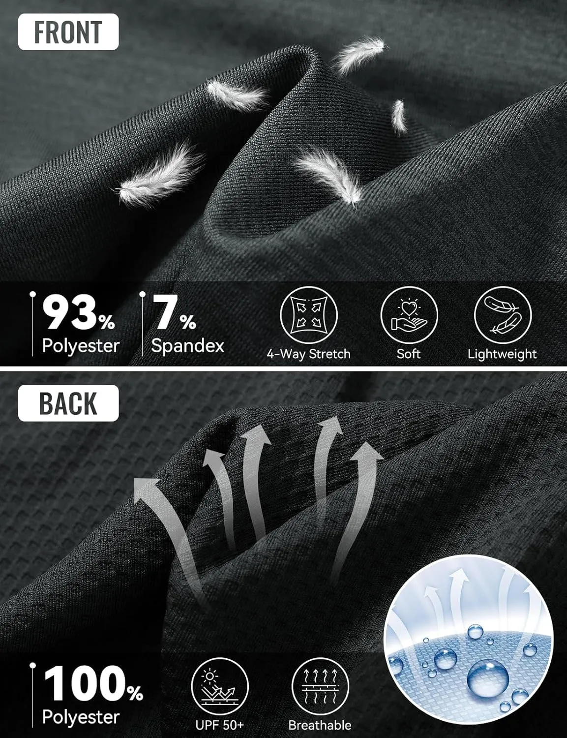 baleaf Long Sleeve Workout Tops for Women Running Athletic Shirts Active Quick Dry Lightweight Moisture Wicking