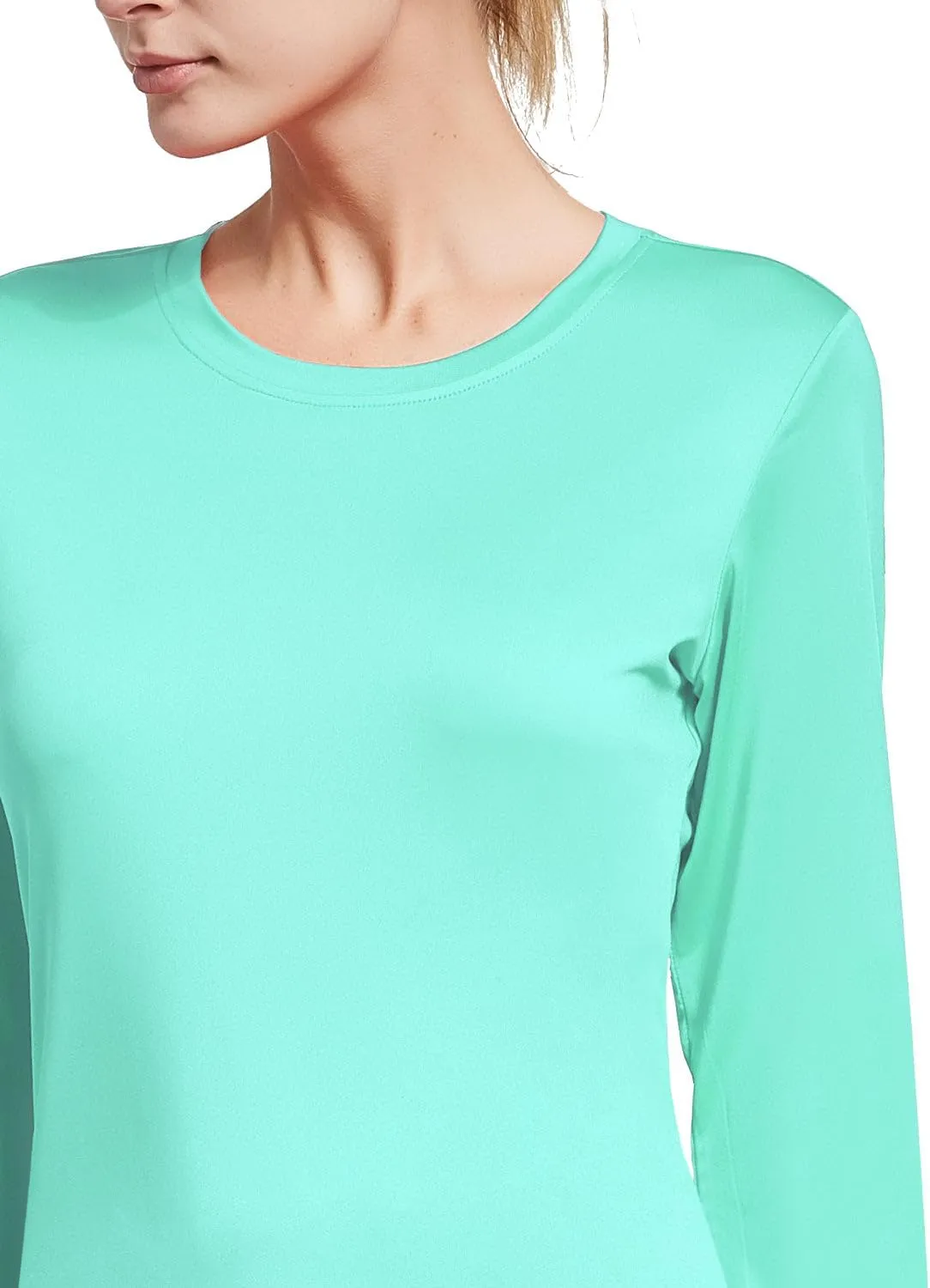 baleaf Long Sleeve Workout Tops for Women Running Athletic Shirts Active Quick Dry Lightweight Moisture Wicking