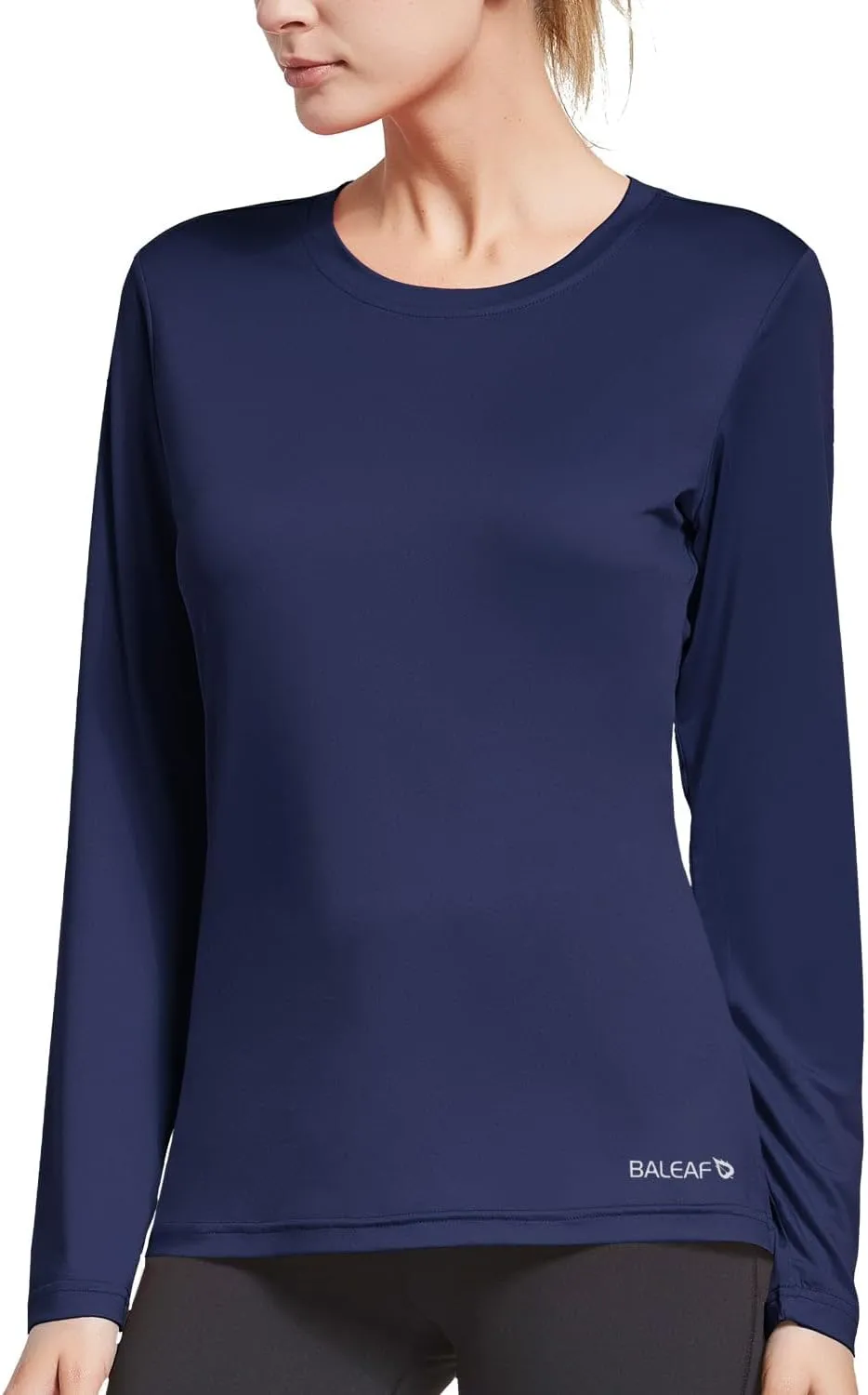 baleaf Long Sleeve Workout Tops for Women Running Athletic Shirts Active Quick Dry Lightweight Moisture Wicking