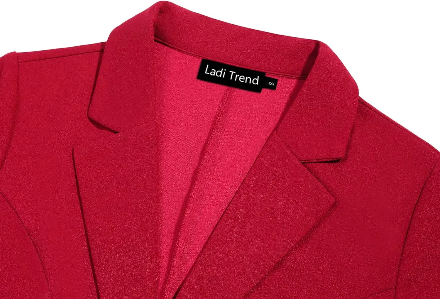 Blazers for Women Long Sleeve Notch Lapel Button Front Blazer Casual Work Office Suit Jackets with Pockets