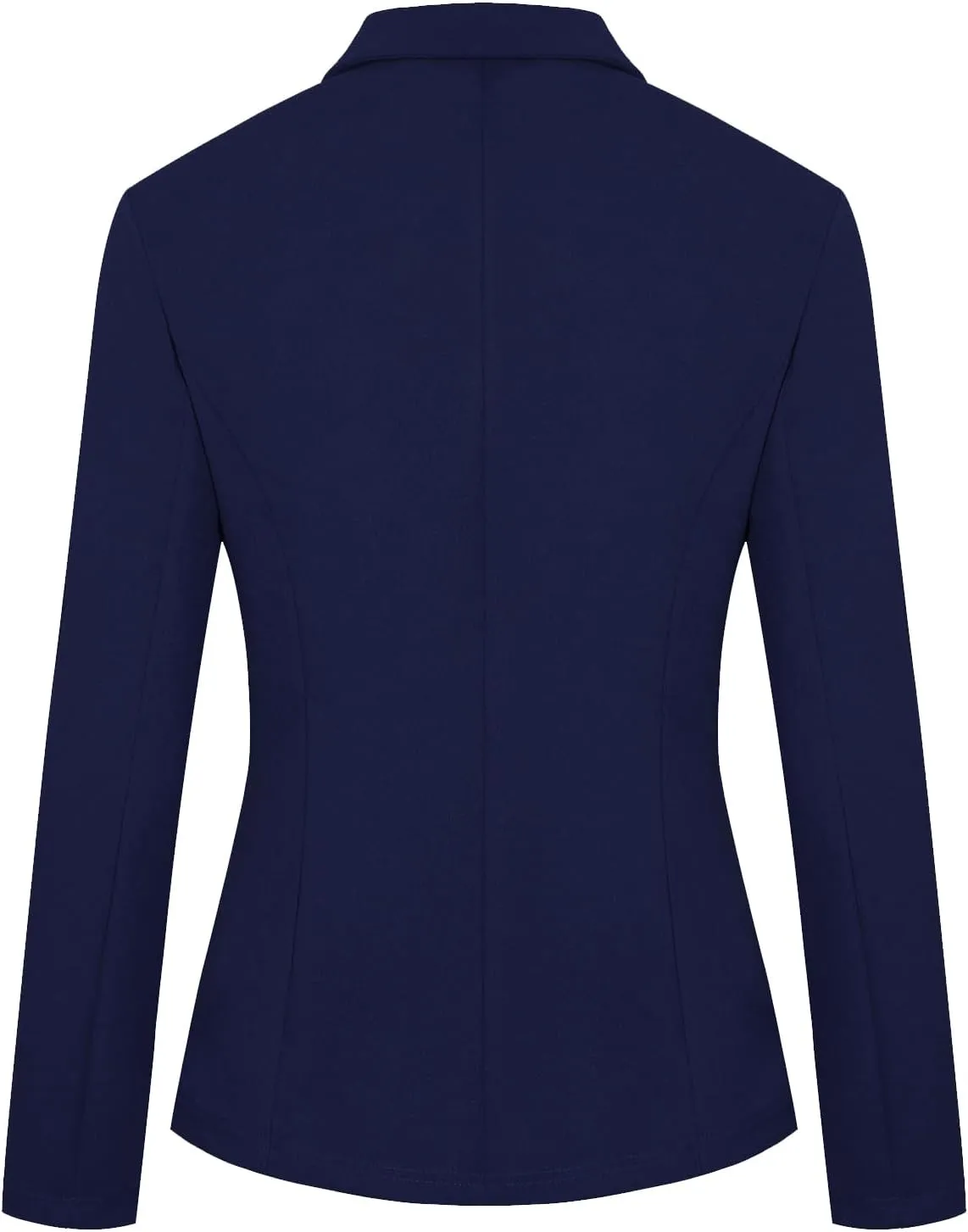 Blazers for Women Long Sleeve Notch Lapel Button Front Blazer Casual Work Office Suit Jackets with Pockets