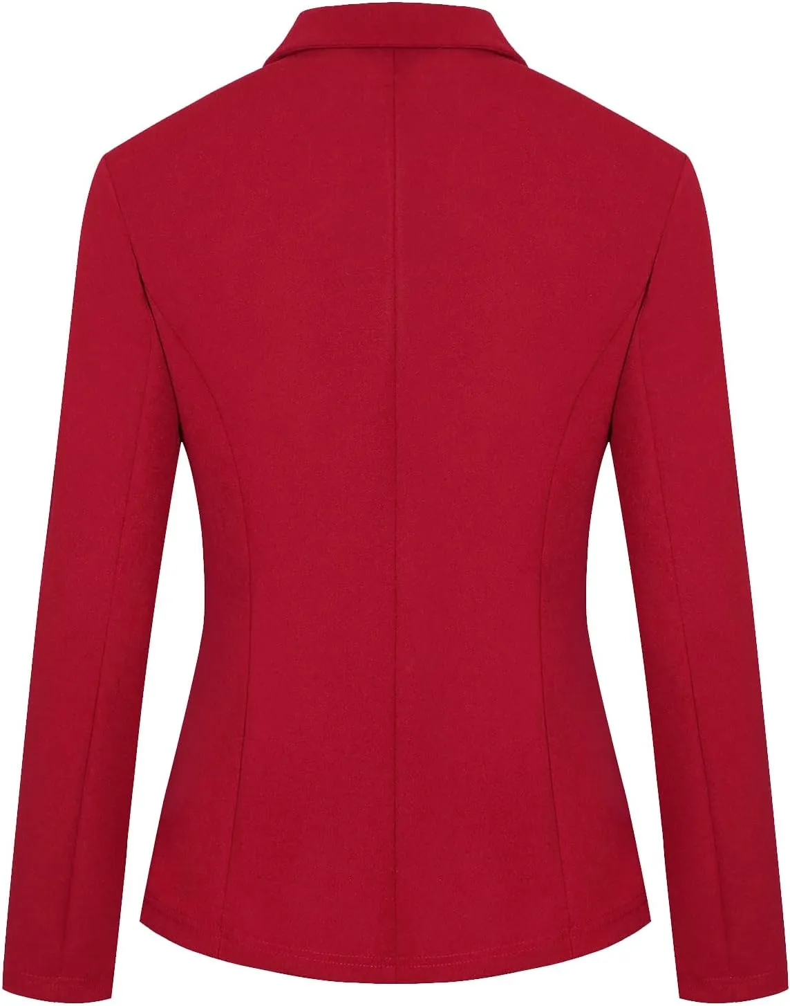 Blazers for Women Long Sleeve Notch Lapel Button Front Blazer Casual Work Office Suit Jackets with Pockets
