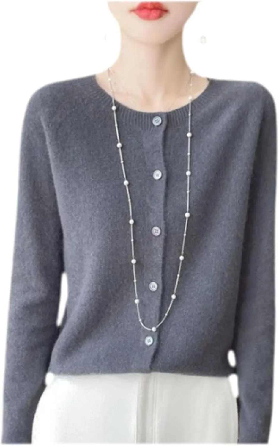 Cashmere Cardigans for Women,Cashmere Sweaters for Women,Cashmeres Button Front Long Sleeve Cardigan