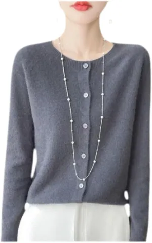Cashmere Cardigans for Women,Cashmere Sweaters for Women,Cashmeres Button Front Long Sleeve Cardigan