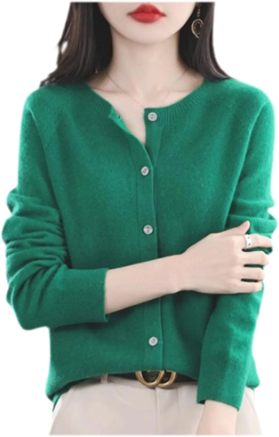 Cashmere Cardigans for Women,Cashmere Sweaters for Women,Cashmeres Button Front Long Sleeve Cardigan