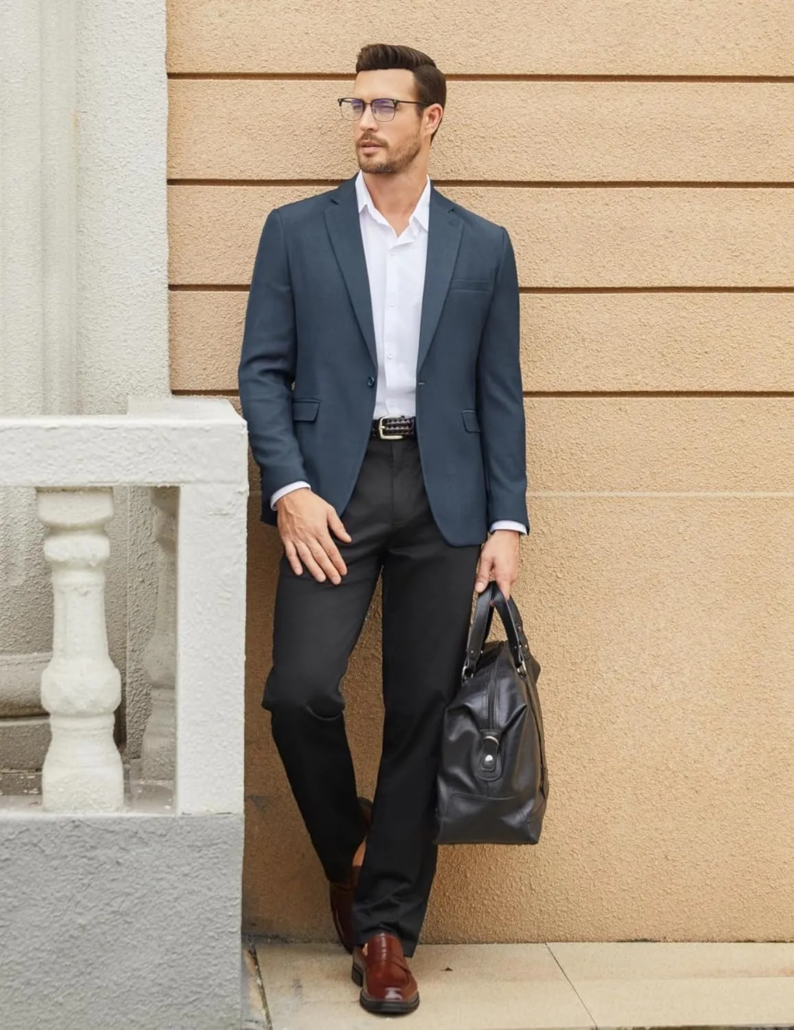 COOFANDY Men's Casual Blazer One Button Sport Coat Slim Fit Lightweight Suit Blazer Jacket