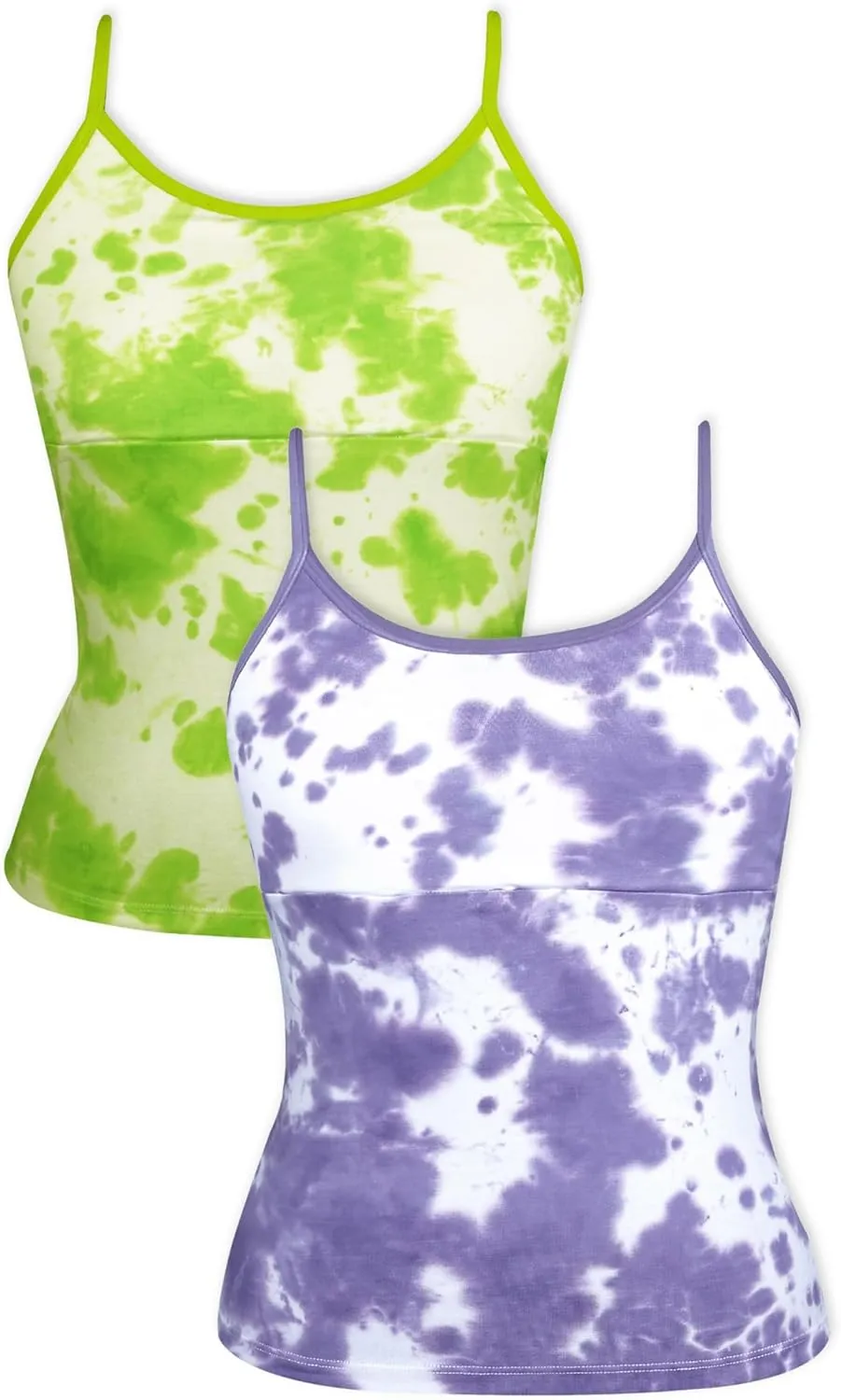 DChica Padded Camisole Bra for Girls, Teen & Young Women Round Neck Padded Undershirts for Summer Occasion