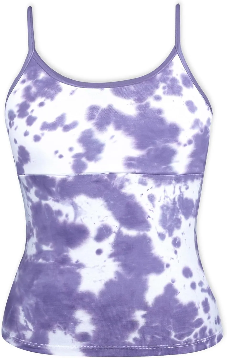 DChica Padded Camisole Bra for Girls, Teen & Young Women Round Neck Padded Undershirts for Summer Occasion