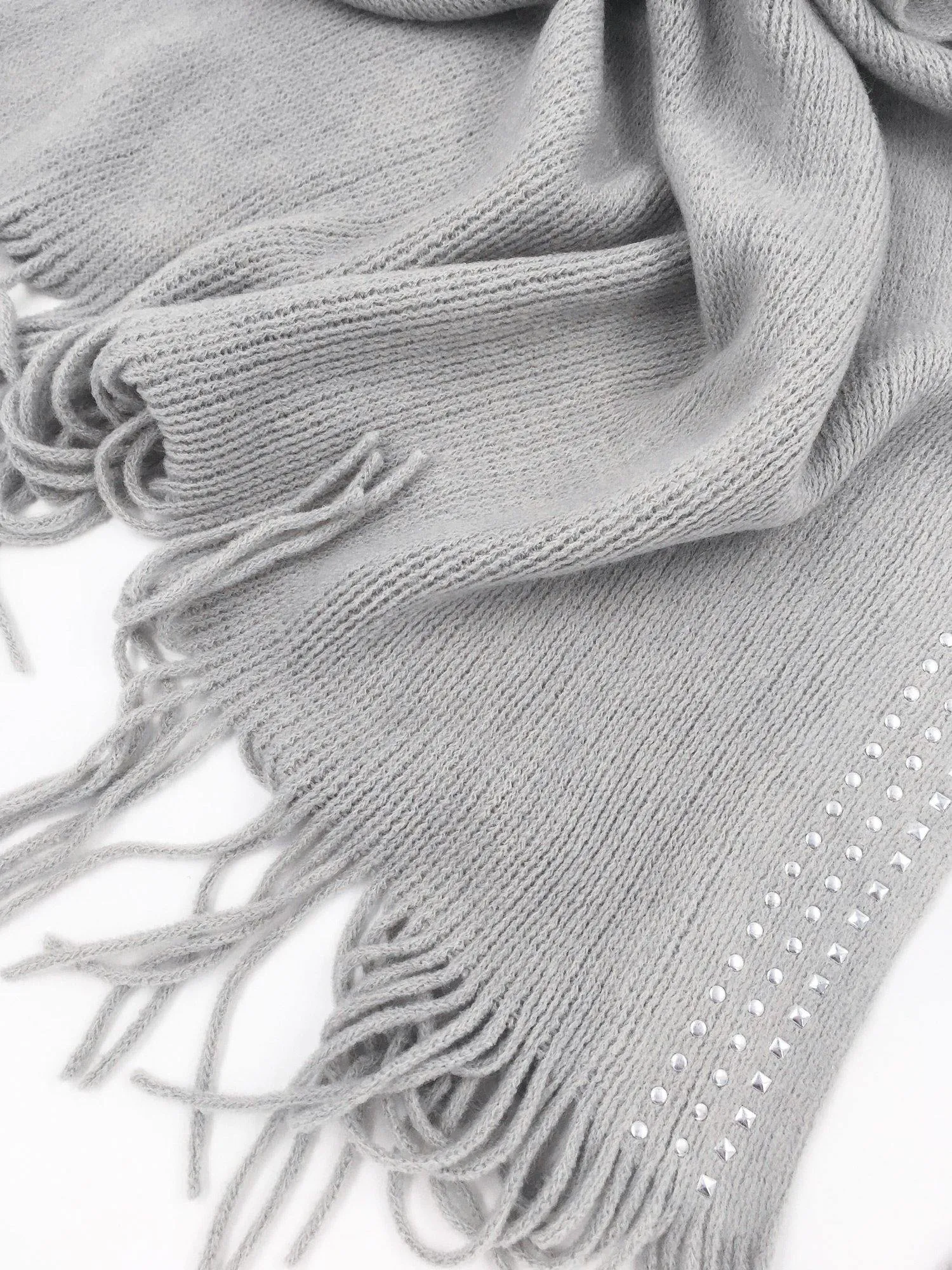 Fringe Knit Shawl Wrap