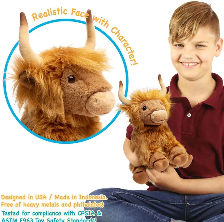 Henley the Stuffed Toy Highland Cow