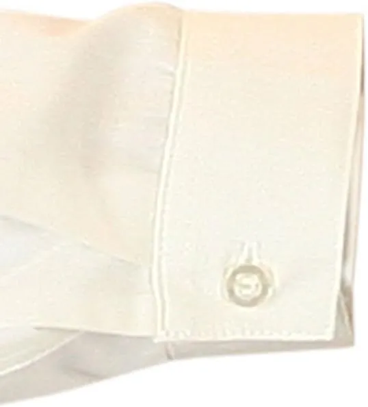 Historical Emporium Mens Stand Collar Convert. Stud/Cuff Cotton Dress Shirt, Victorian Edwardian Formal Reenactment