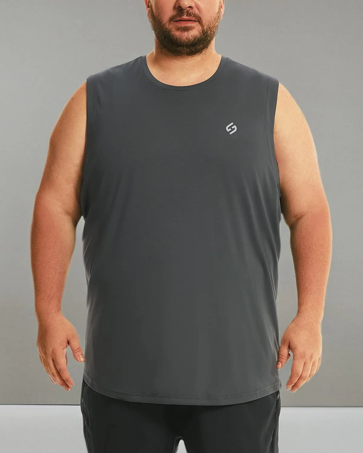 HOdo Big and Tall Mens Tank Tops Moisture Wicking Undershirt 3XL-6XL