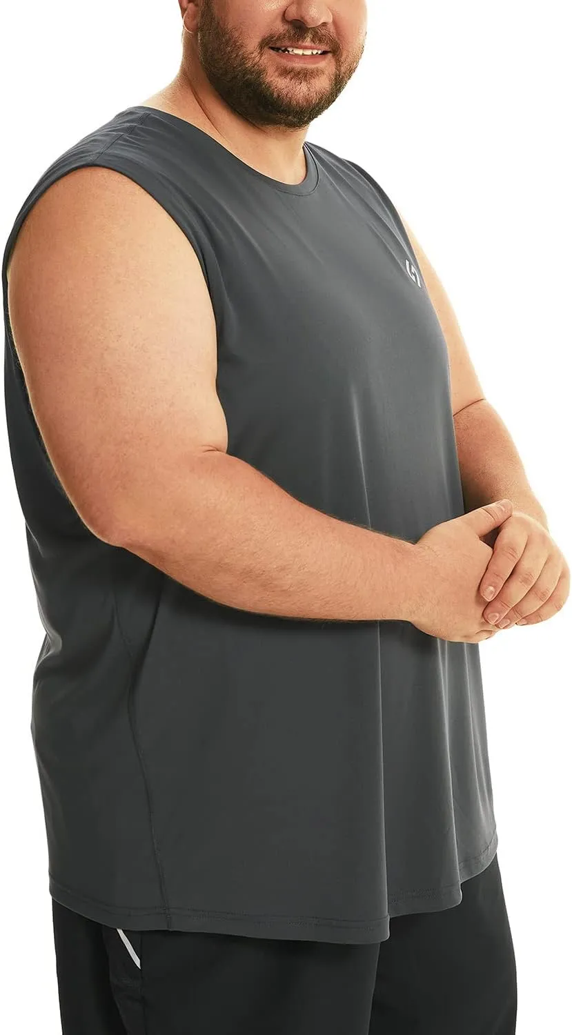 HOdo Big and Tall Mens Tank Tops Moisture Wicking Undershirt 3XL-6XL