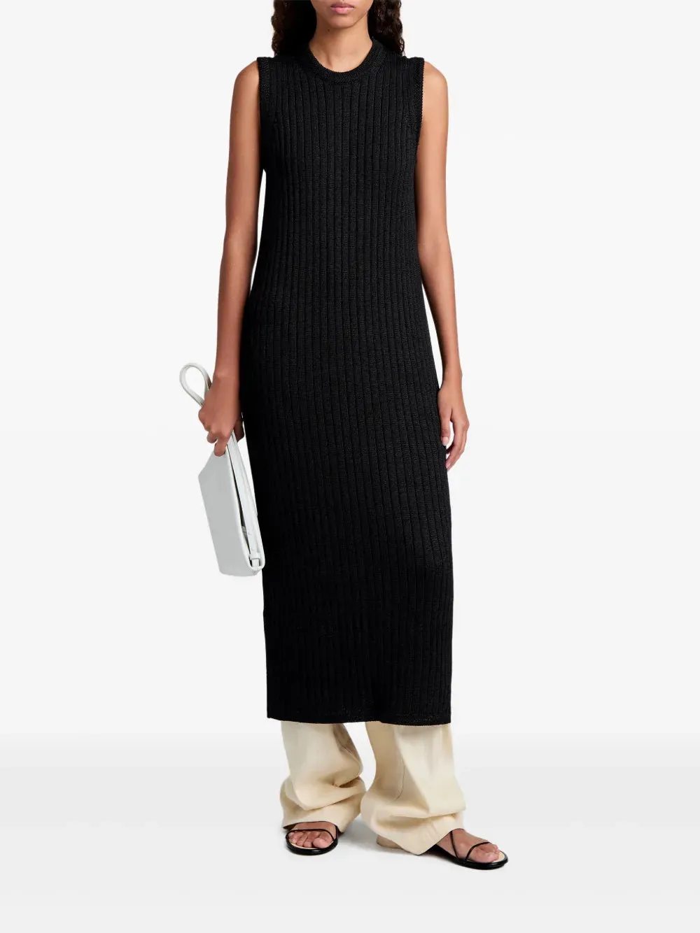 Leighton Knit Dress in Black