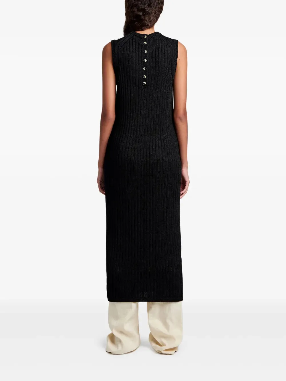 Leighton Knit Dress in Black