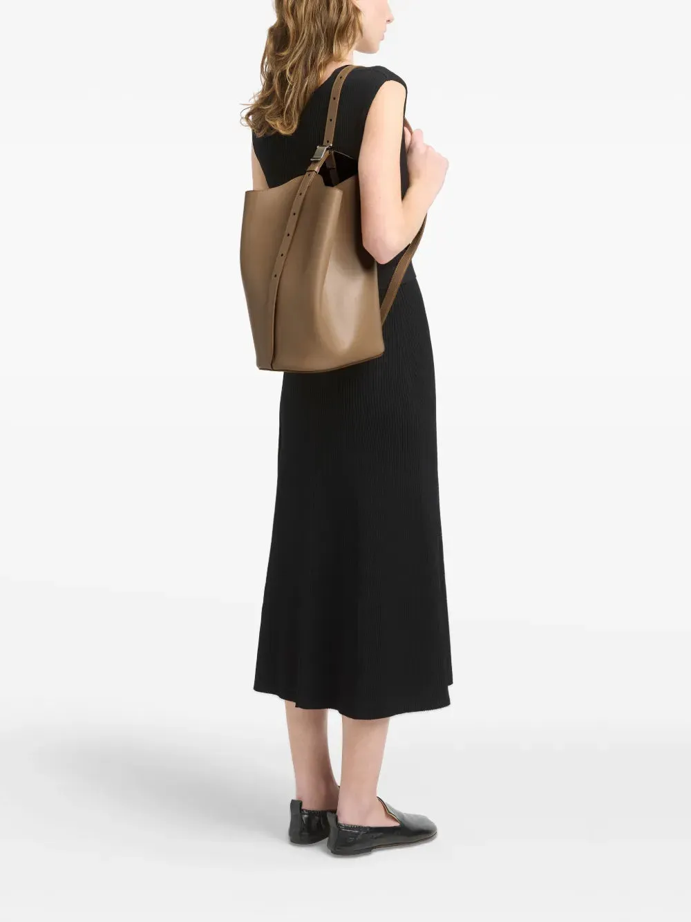 Leighton Knit Dress in Black