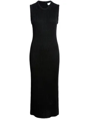 Leighton Knit Dress in Black