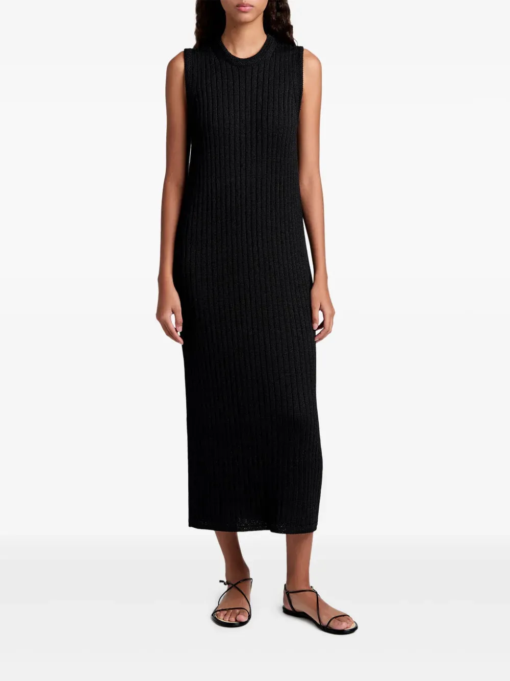 Leighton Knit Dress in Black