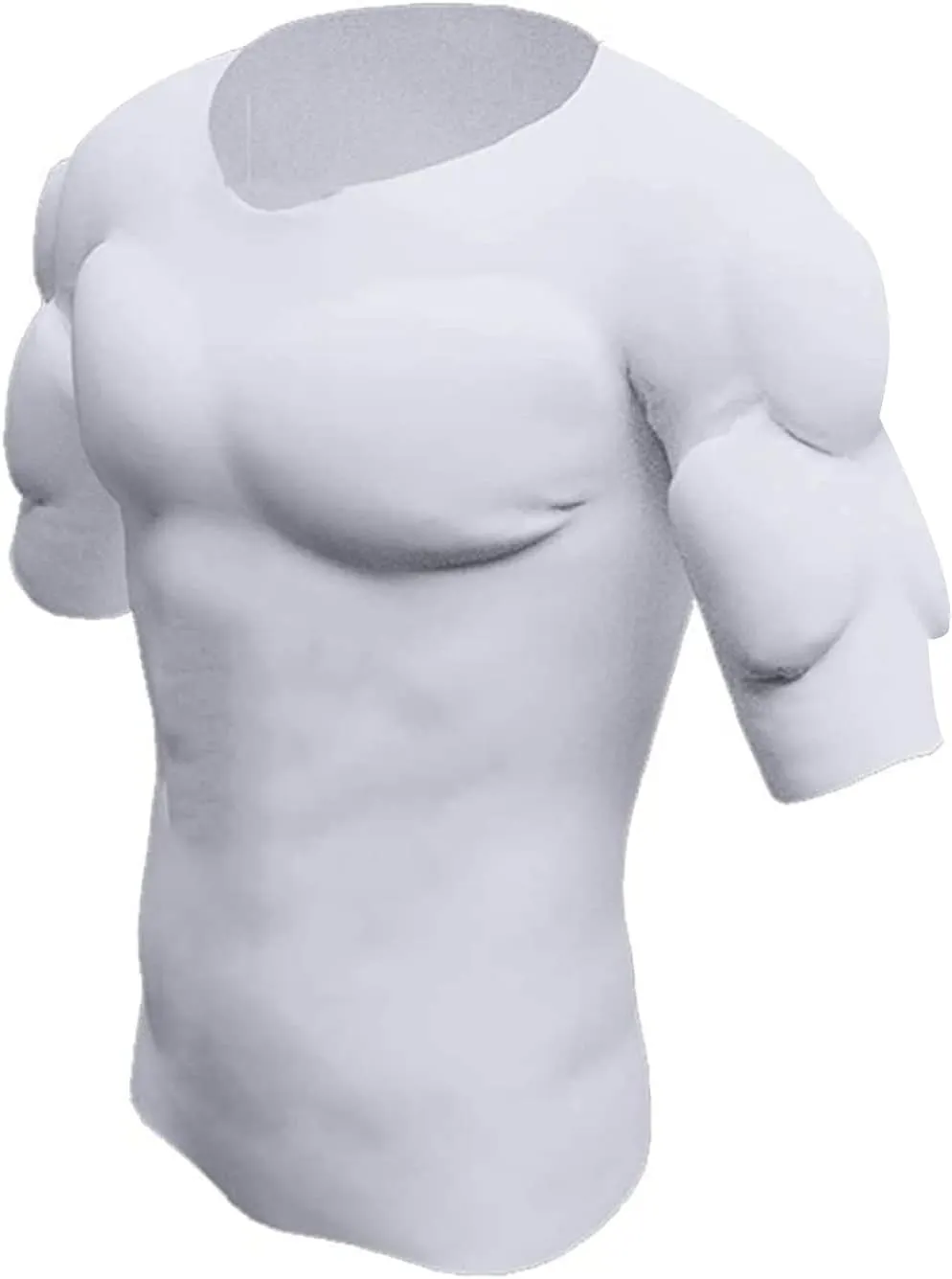 Men Padded Muscle Shirt Fake Chest Undershirts Enhancers Strong Shoulder Pads Underwear