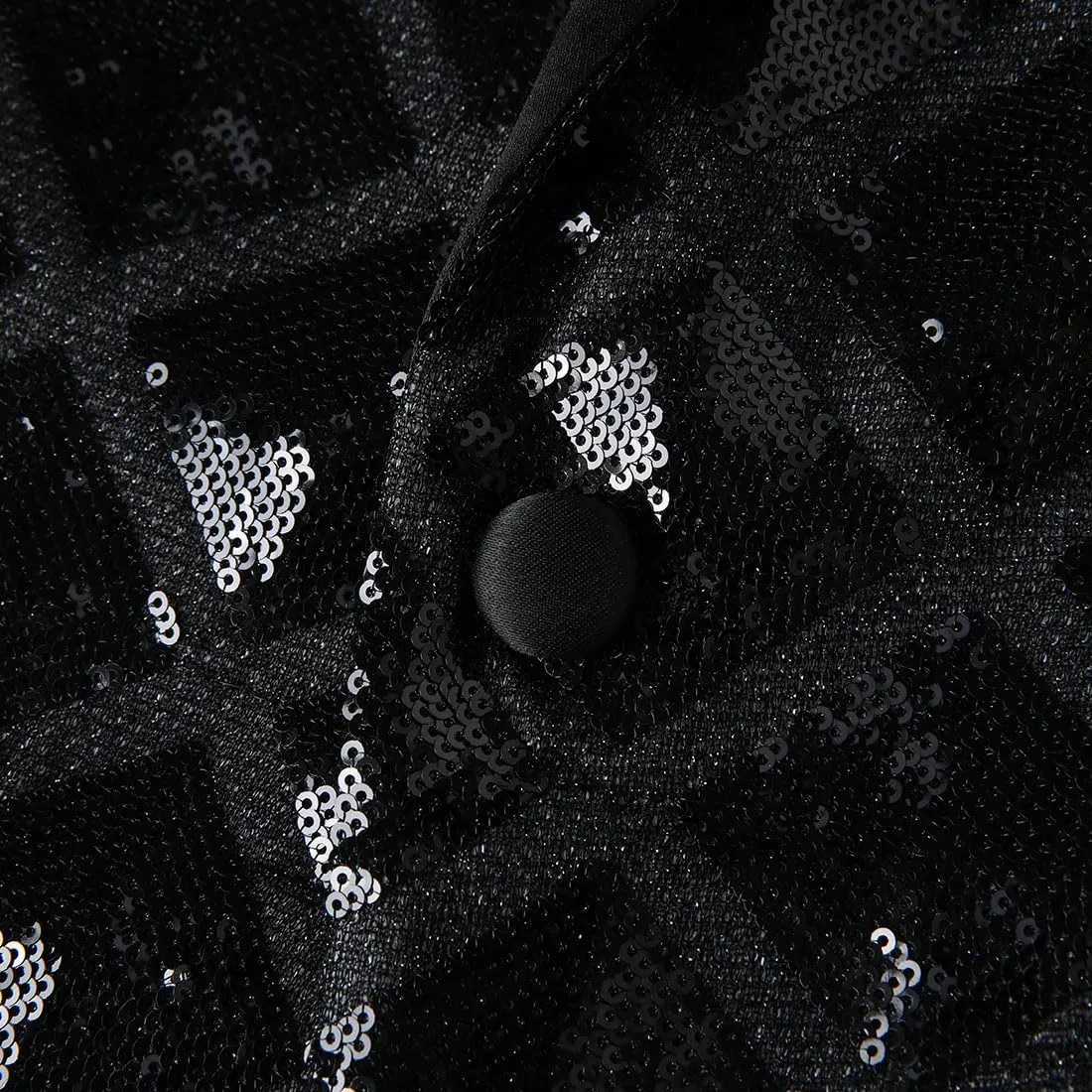 Men Sequin Shiny Stereoscopic Pattern Prom Suit Jacket One Button and Blazers Tuxedo for Wedding Banquet