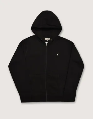 Men's Fleece Zipper Hoodie Black