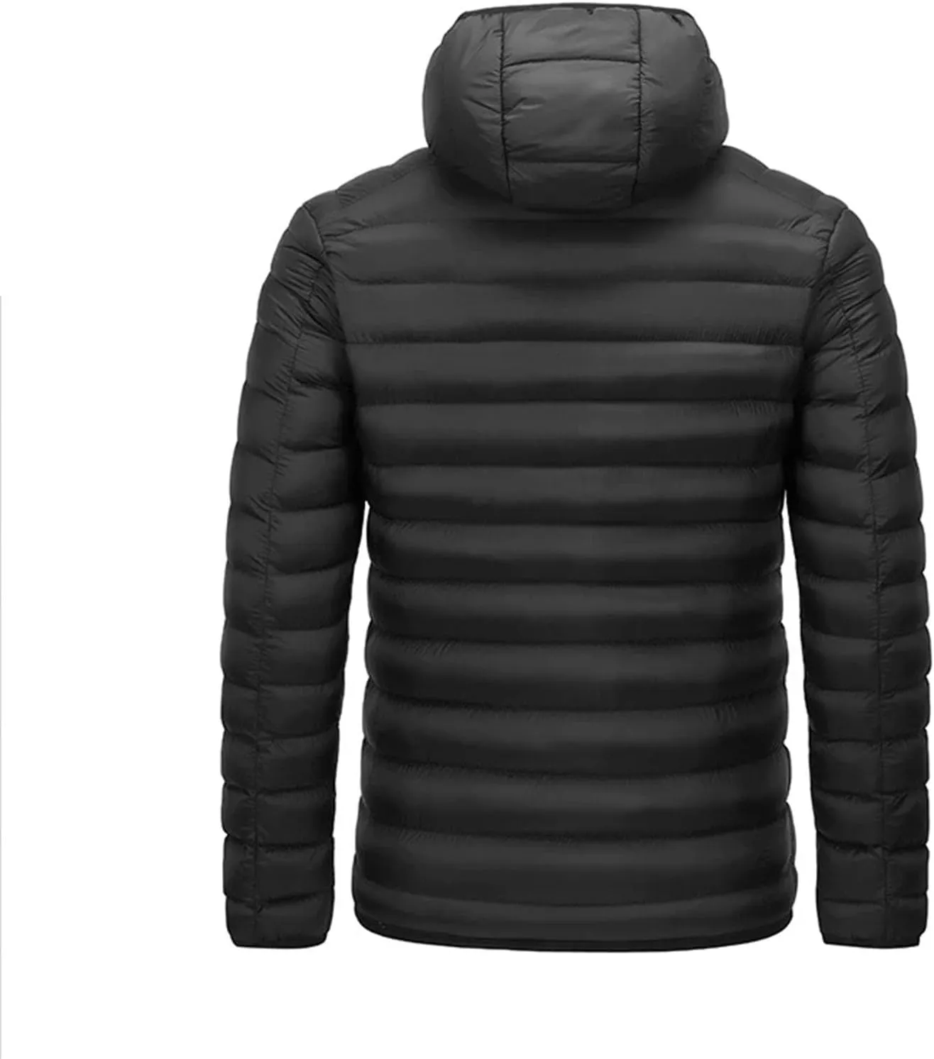 Men's Lightweight Packable Puffer Jacket Men Winter Warm Cotton Padded Outwear Casual Hooded Down Coats