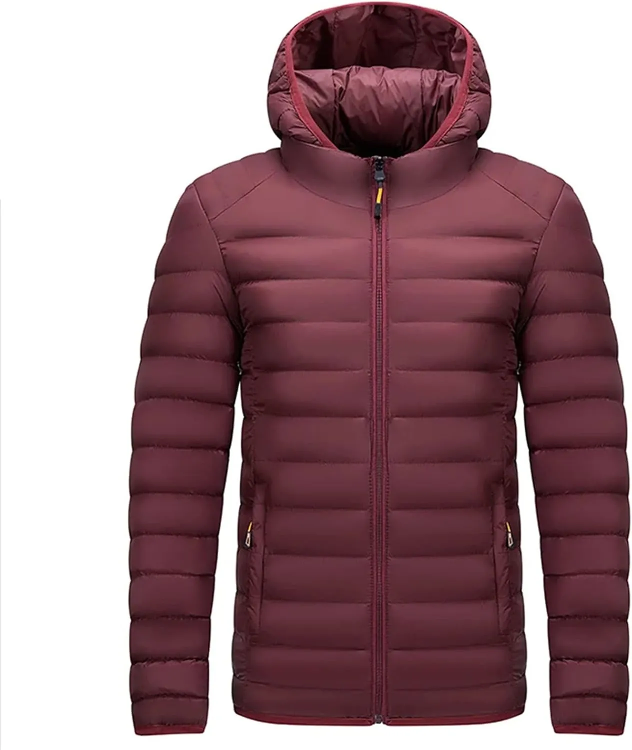 Men's Lightweight Packable Puffer Jacket Men Winter Warm Cotton Padded Outwear Casual Hooded Down Coats