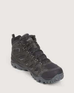 Men's Mornington Waterproof Mid Hiking Boots - Black/Black Sea