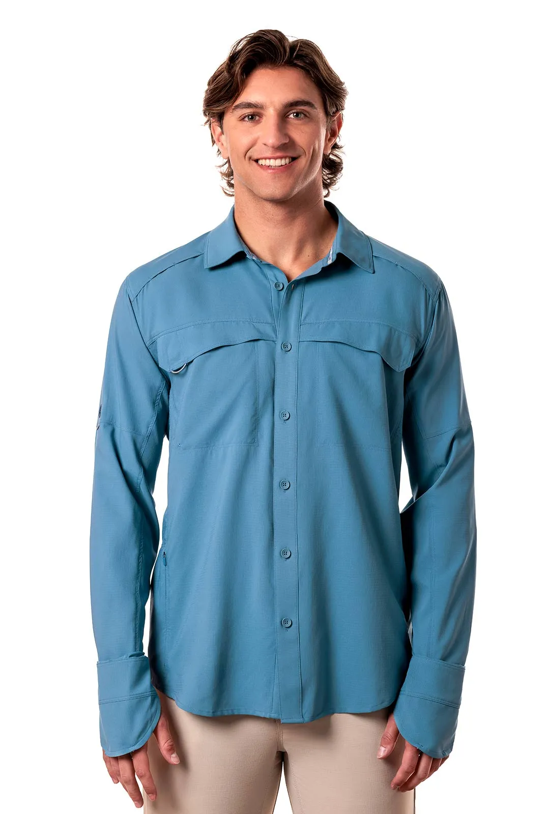Men's Nassau Fishing Shirt | Blue Dusk