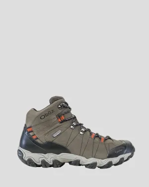 Men's Oboz Bridger Mid Hiking Boots - Wide  - Black Sea
