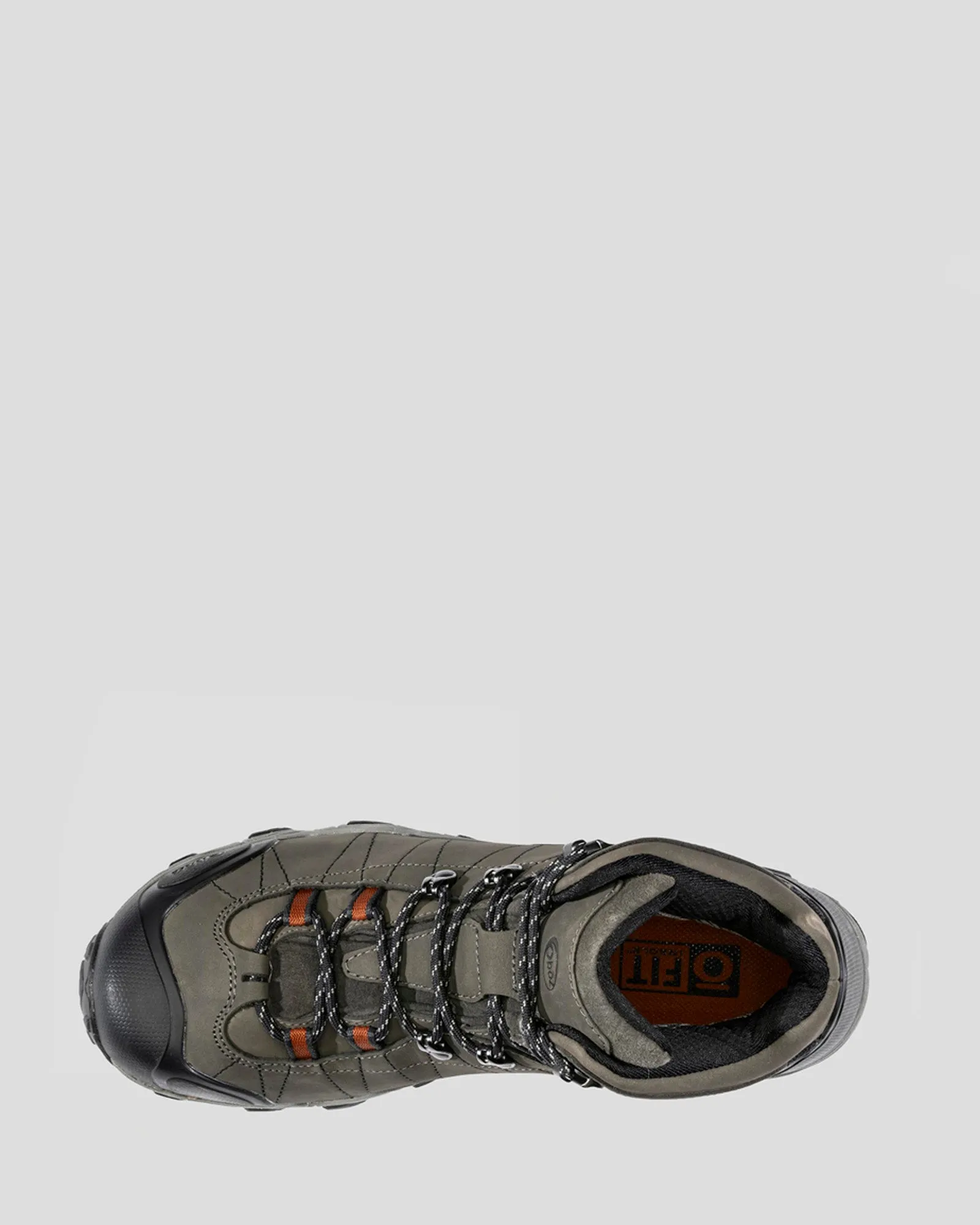 Men's Oboz Bridger Mid Hiking Boots - Wide  - Black Sea