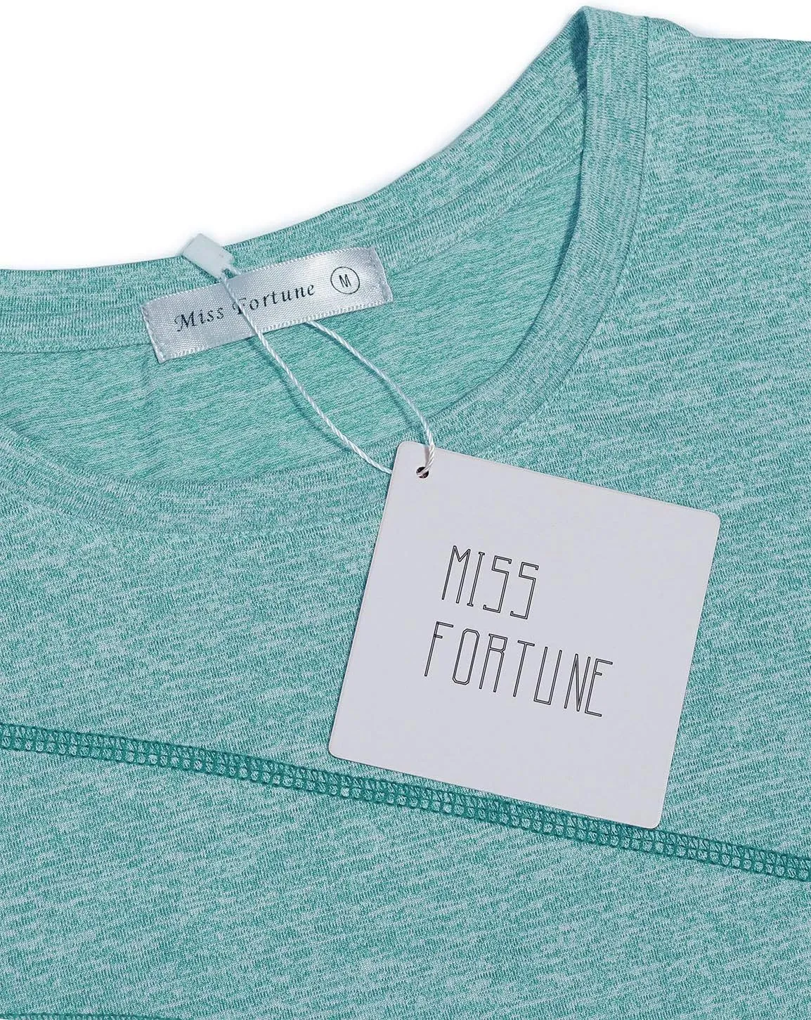 MISS FORTUNE Women's Exercise Tops for Yoga Hiking Running Gym, Moisture Wicking Ladies Workout Clothes, Women Active Shirts
