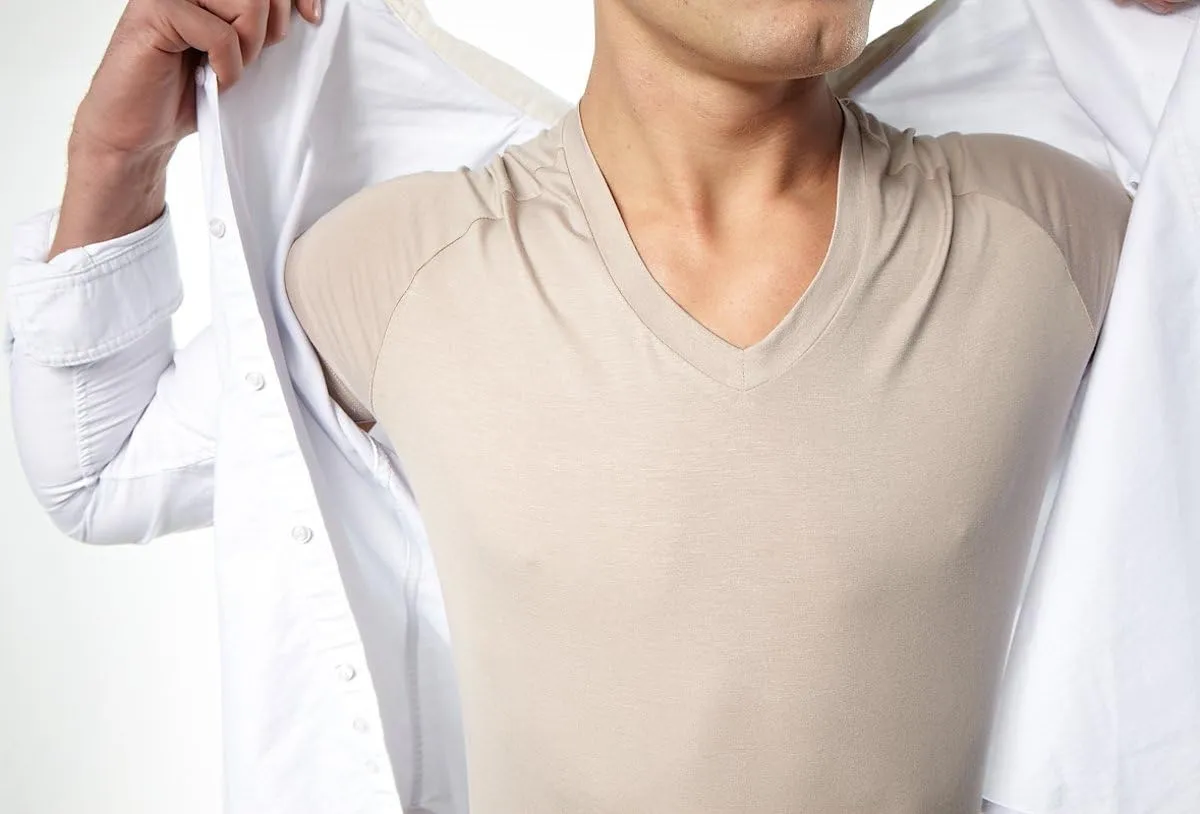 Mr. Davis Traditional Cut V Neck Undershirt in Bamboo Viscose - Stylish Undershirts with Stretch Fabric for a