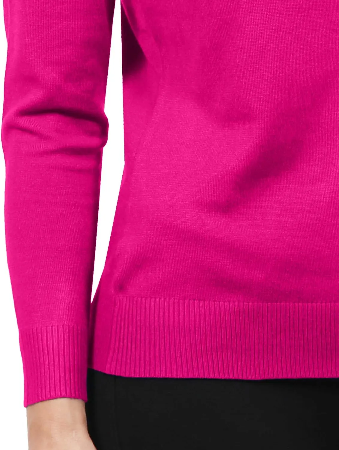 NE PEOPLE Women's Knit Cardigan  Long Sleeve Basic Button Down Crewneck Casual Stretch Sweater Knitted Ribbed Hem