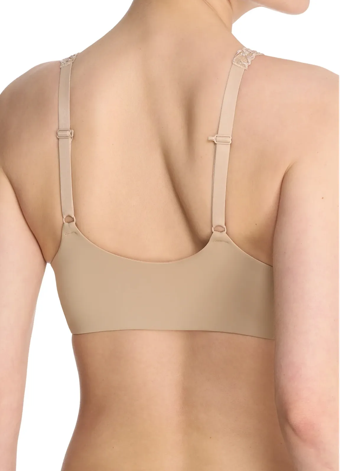 Pure Luxe Convertible Front Close Contour Underwire Bra in Nude