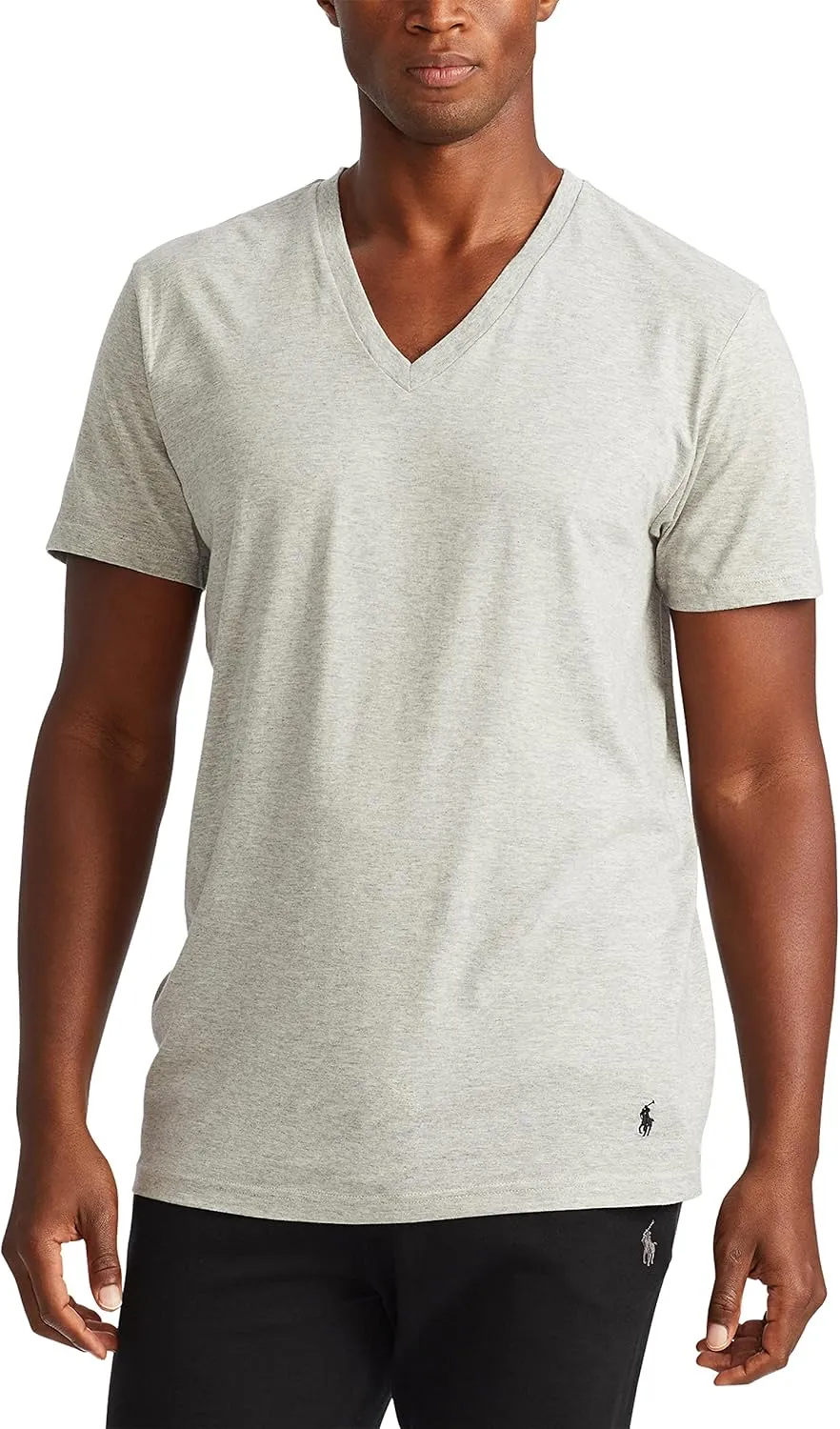 RALPH LAUREN Men's Classic Fit Cotton V-Neck Undershirts, 3 Pack