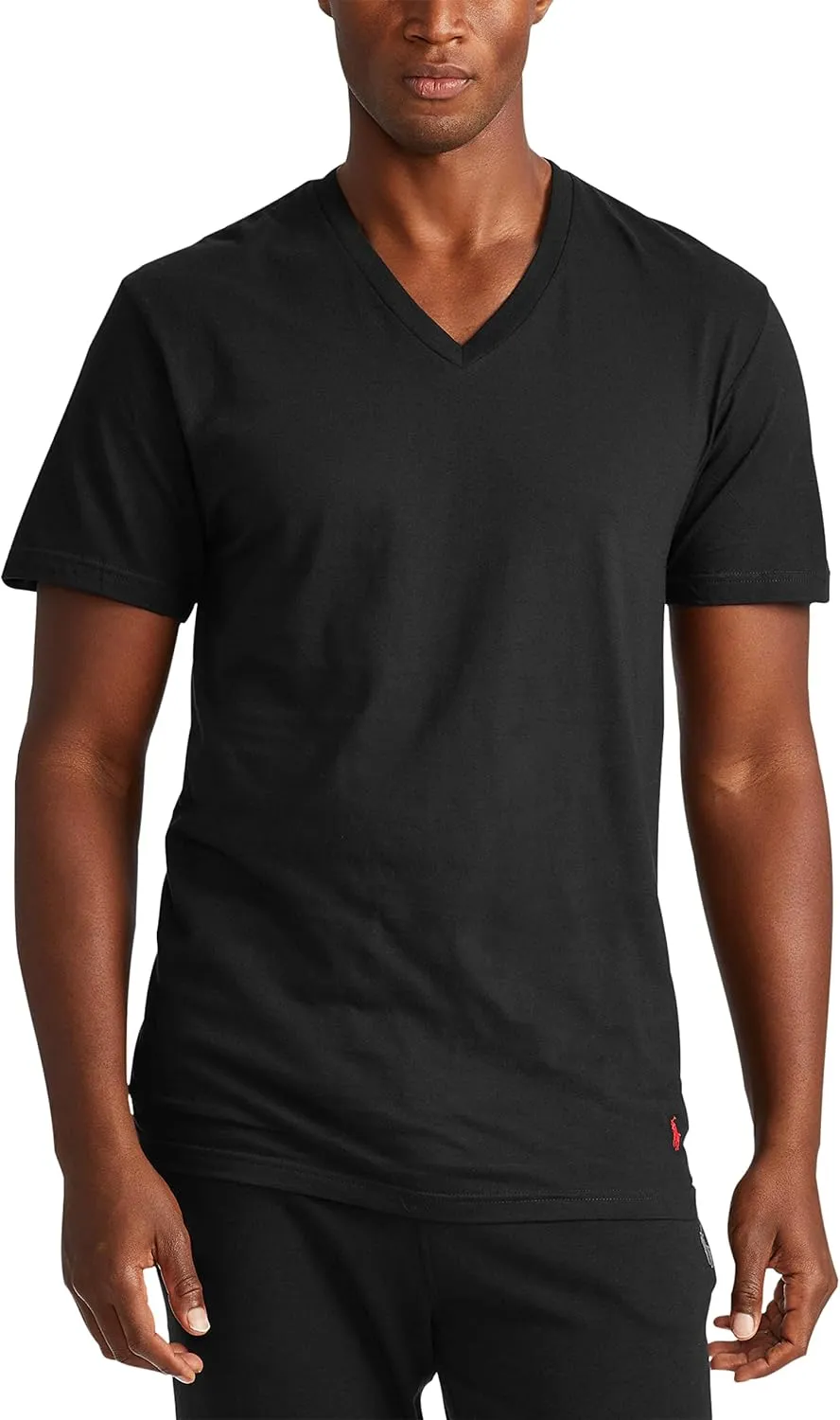RALPH LAUREN Men's Classic Fit Cotton V-Neck Undershirts, 3 Pack