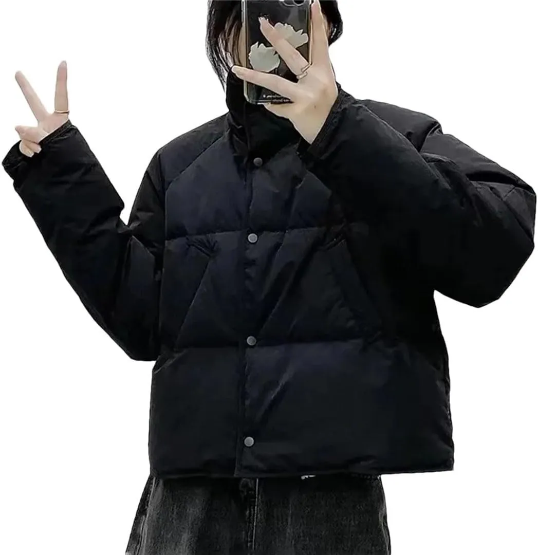 Women Parkas Short Coats Female Parka Warm Thicken Jacket Loose Cotton Padded Outwear