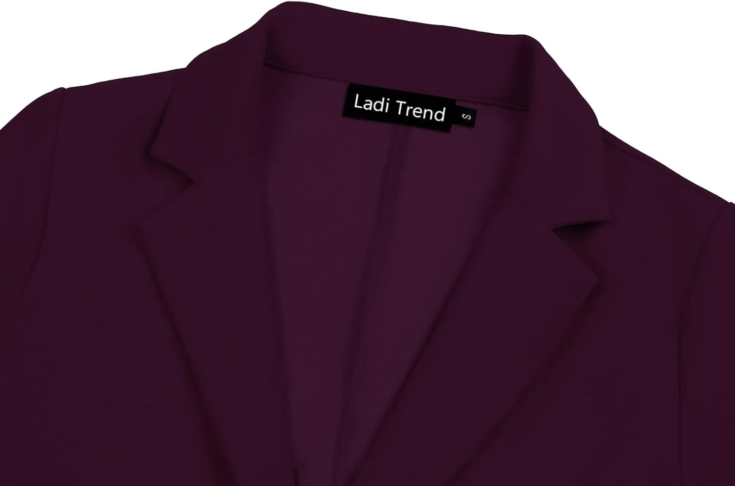 Womens Blazer One Button Jacket Suits Notched Lapel Casual Work Office Long Sleeve Blazer with Pockets